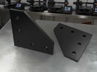 L-Plate 5 Hole Joining Extrusion