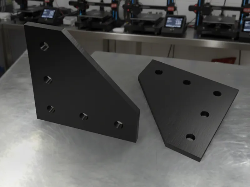 L-Plate 5 Hole Joining Extrusion