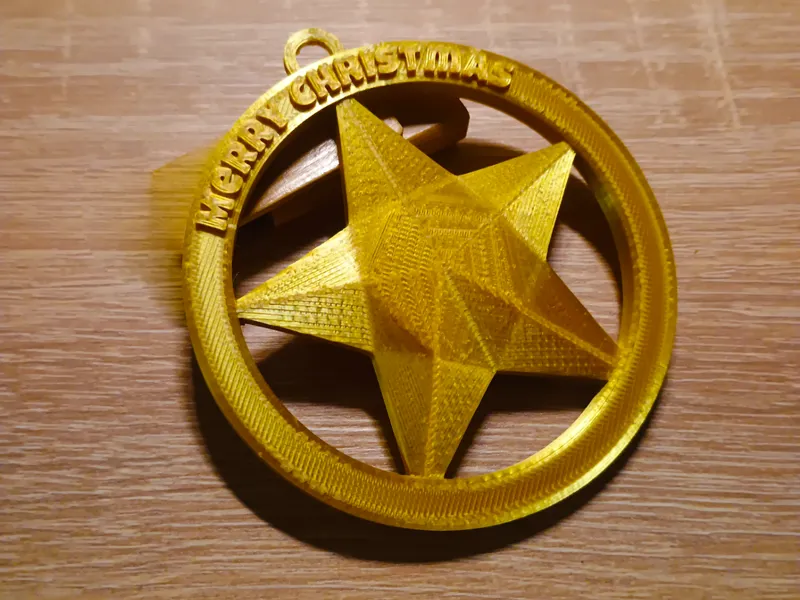 Christmas Star Bauble