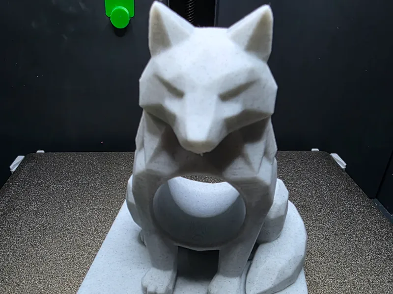 Wolf Void Sculpture