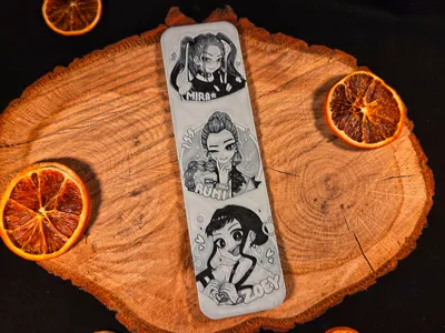 K-pop Demon Hunter Mira Rumi Zoey bookmark 