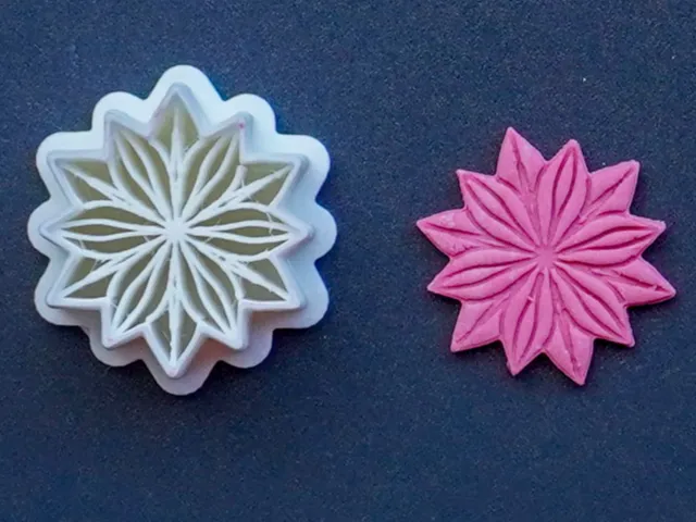Flower Polymer Clay Cutter Earrings Necklace