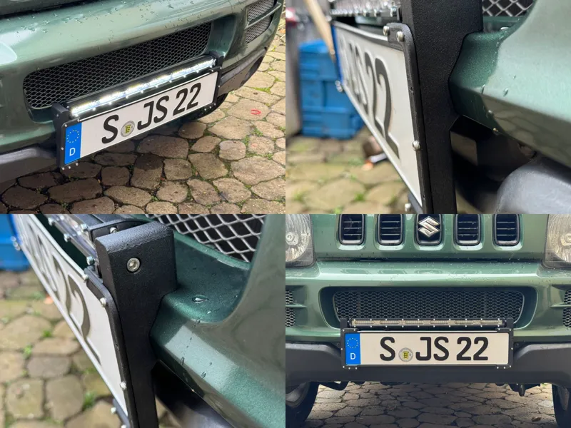 Lightbar Kennzeichenhalter – Suzuki Jimny FJ