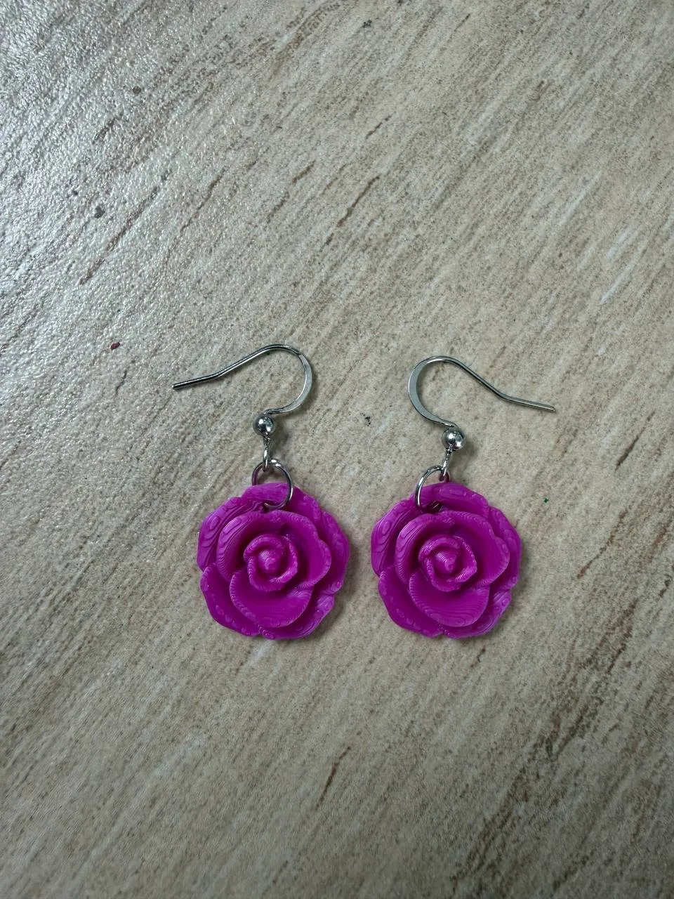 PENDIENTE ROSA view 2