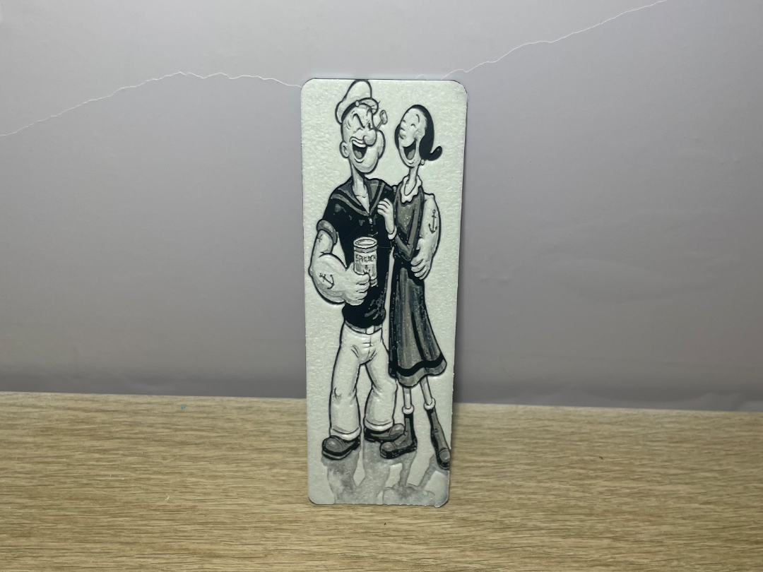 marcapáginas pareja Popeye