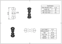 0.2mm layer, 4 walls, 50% infill