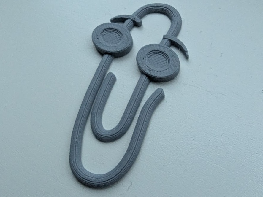 Funny book mark snap hook