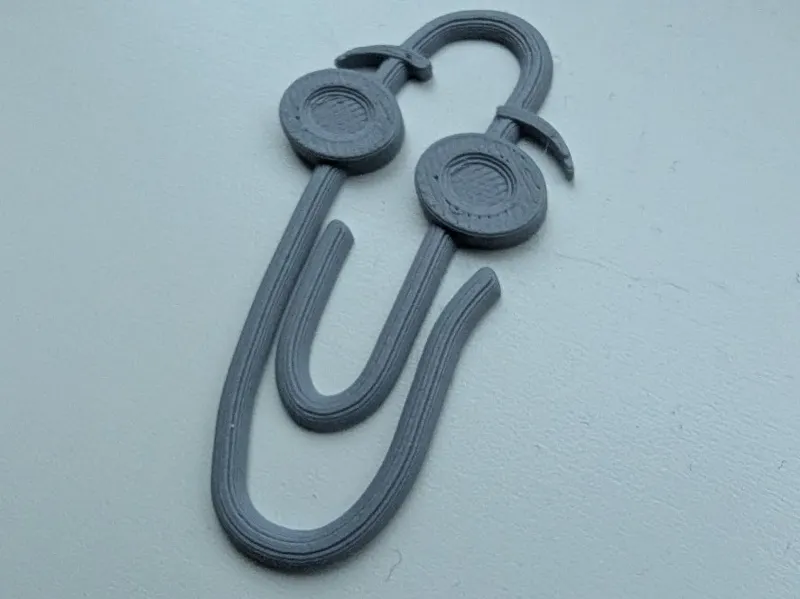 Funny book mark snap hook