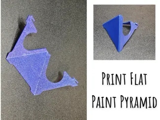 Print Flat Paint Pyramid