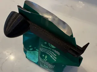 Coffee Bag Clip w/ Coffee Scoop Holder