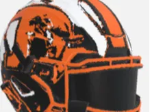Custom Broncos Helmet