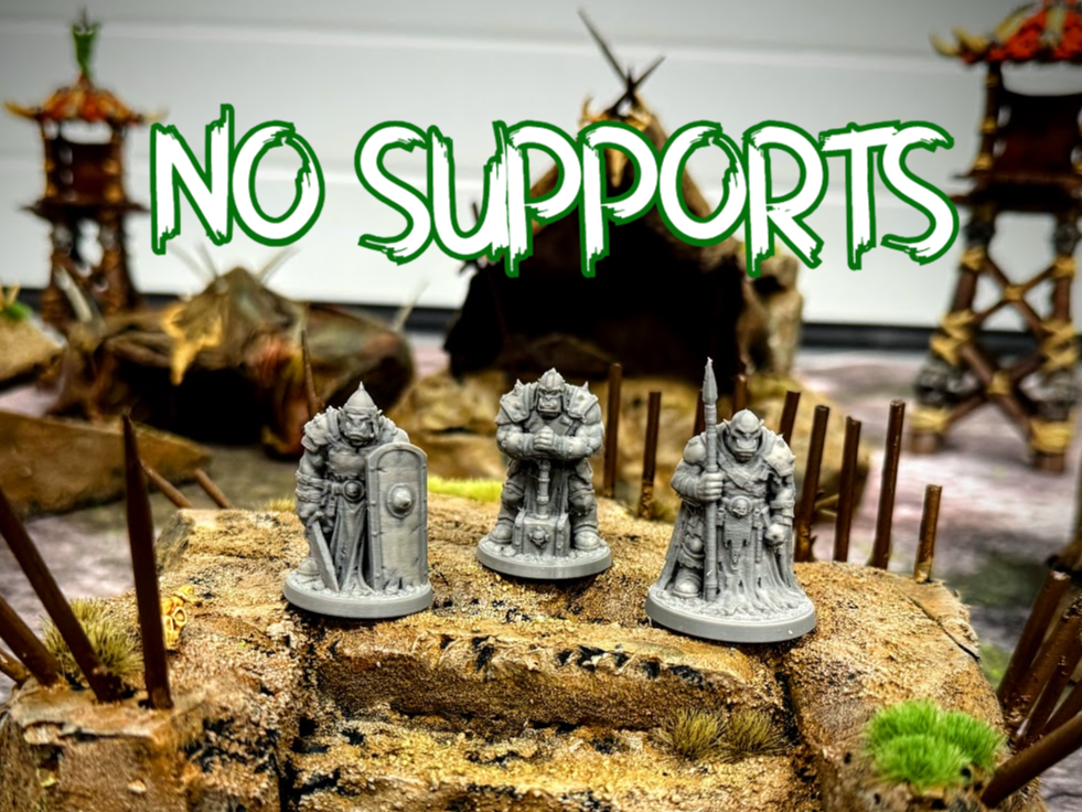 Orc Pack - Supportless - DND miniatures