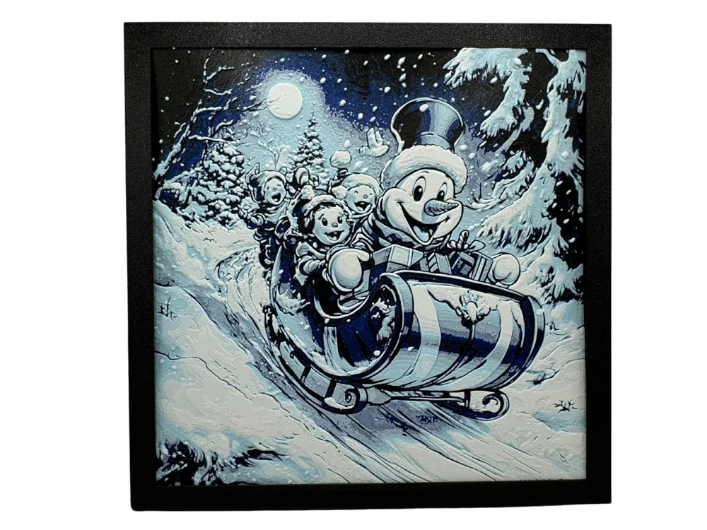 Frosty the Snowman - Sledding