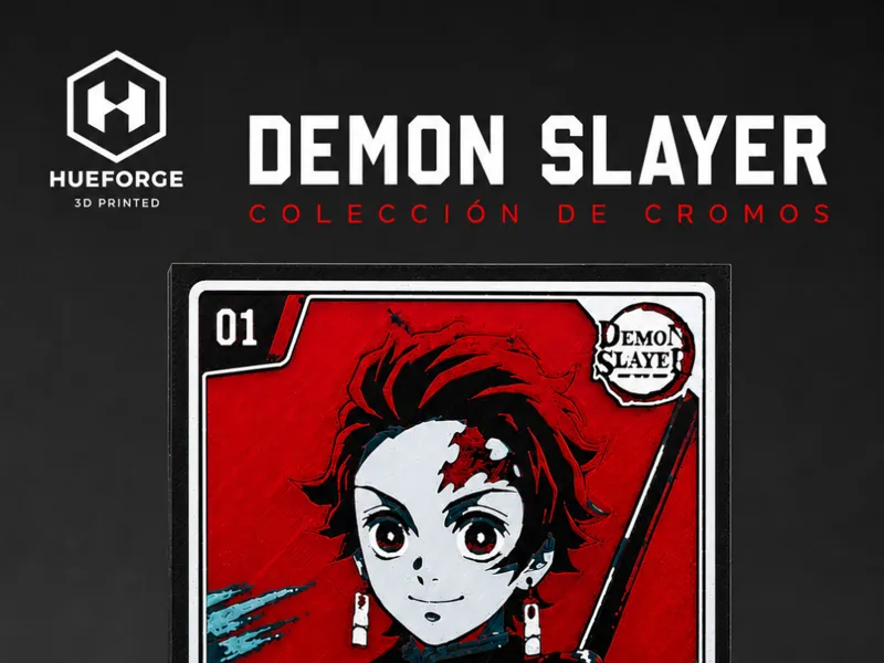 Demon Slayer colección cromos HUEFORGE 01