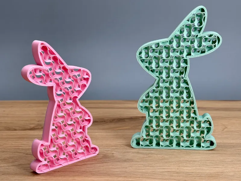 Mesh Osterhase / Osterdeko