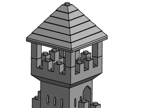 Square Tower - Roof Addition
