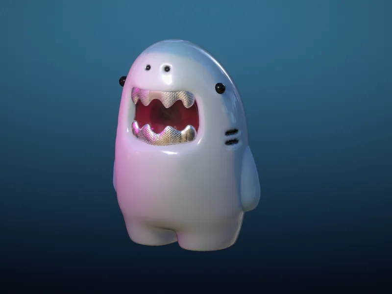 Shark with grillz