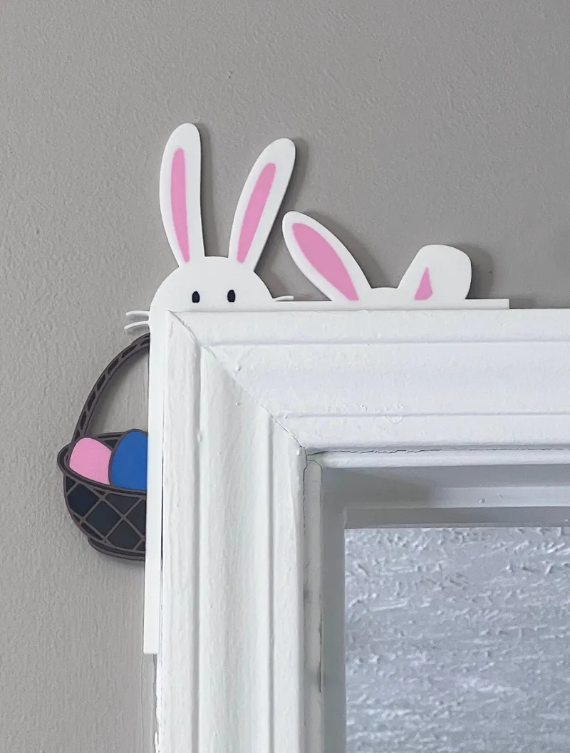 Easter Bunny Door Corner