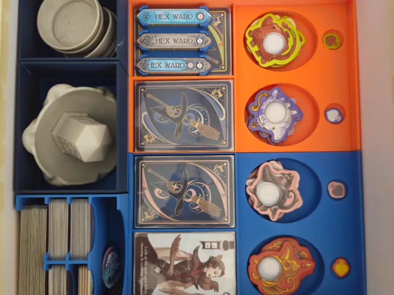 Tea Witches Boardgame Box Insert
