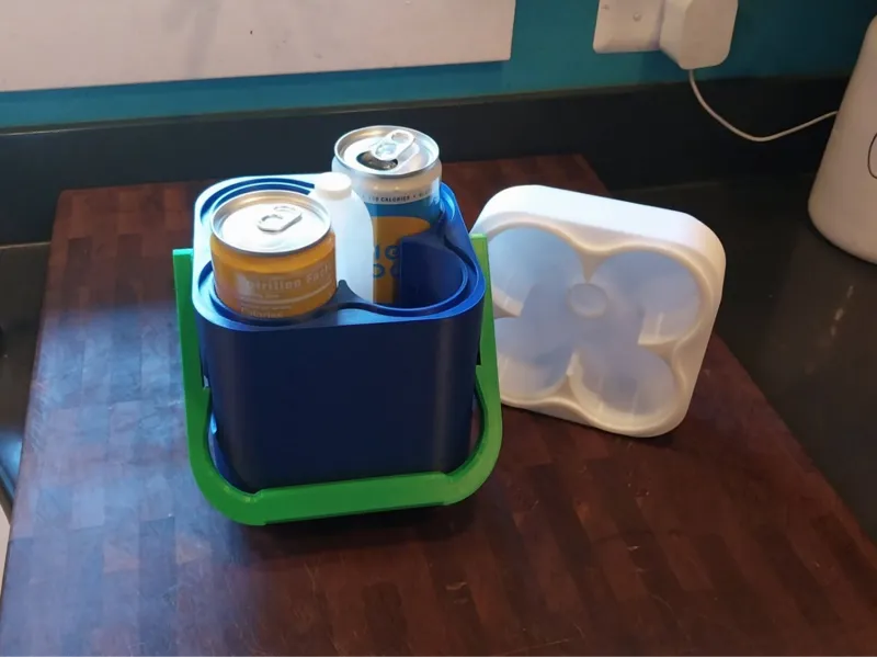 12oz tall can mini cooler with active ice cooling