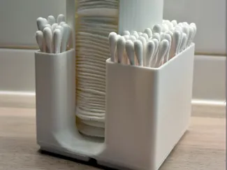 Gridfinity Cotton Pad & Q-Tip Dispenser