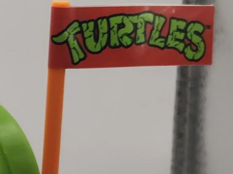 TMNT Cheapskate Flag Pole