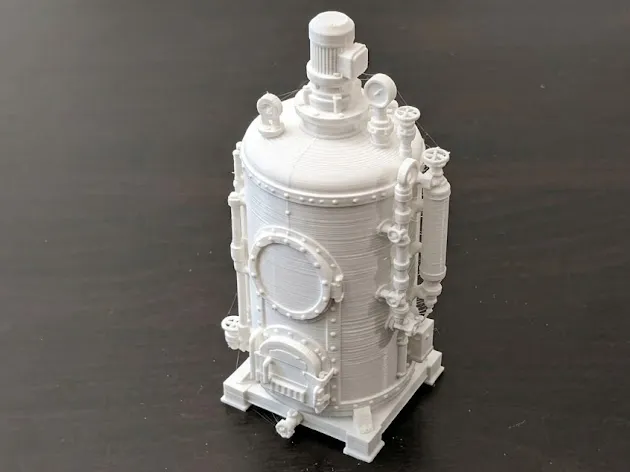 Marco decorativo: Industrial Steam Boiler - Vertical Steam Generator. Referencia del modelo original.