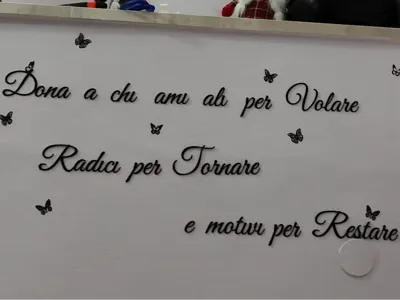 decorative wall phrase
