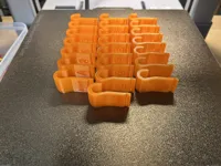 PETG 22 Pieces 0.28mm layer, 2 walls, 10% infill