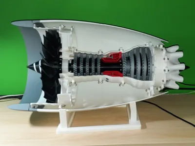 Stand for jet engine with nacelle