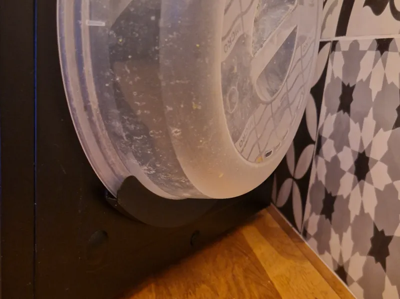 Microwave cover support