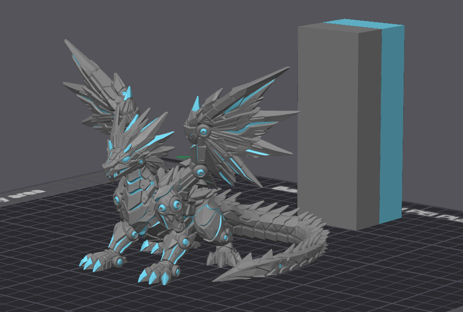 Miniatura 3 do modelo 3D Mechanical Crystal Dragon
