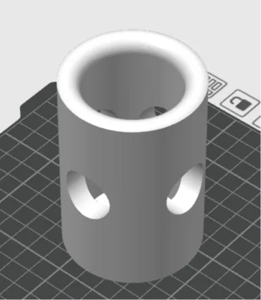 Simple Pen/Pencil Holder with Hole Design