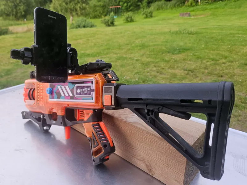 Picatinny Phone mount - Fits most phones.