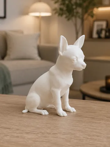 Modelo para impresión 3D: Prague Ratter - Puppy — vista de referencia 2