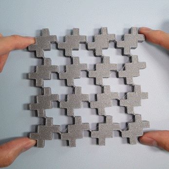 TPU Zigzag hinged tessellation