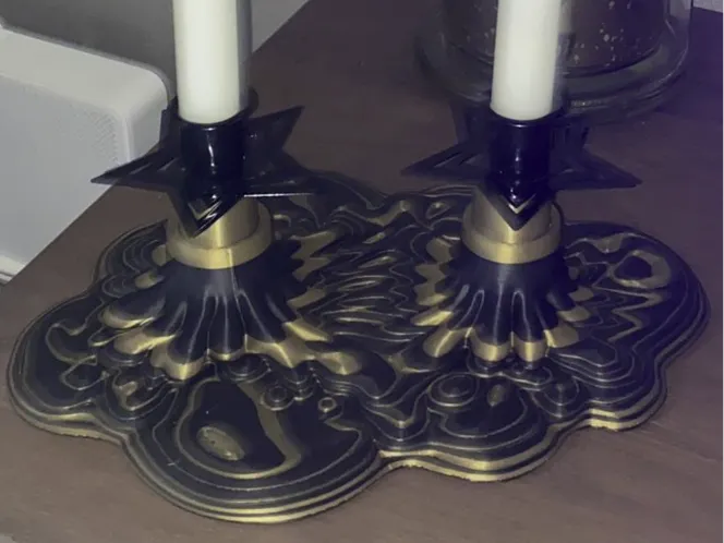 Melted Candle holder