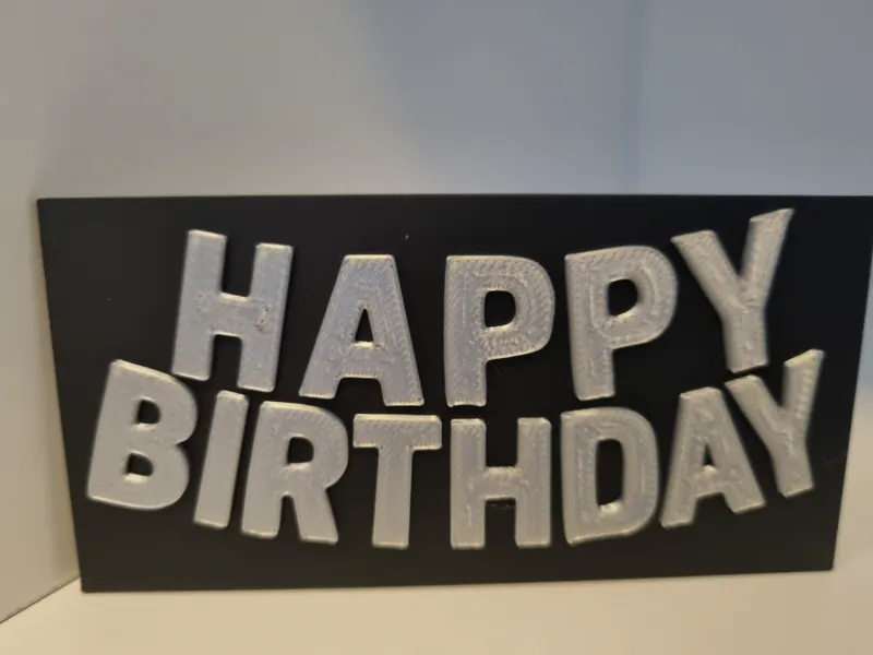 happy birthday skylt