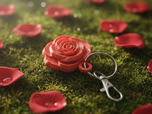 Anhänger Rose