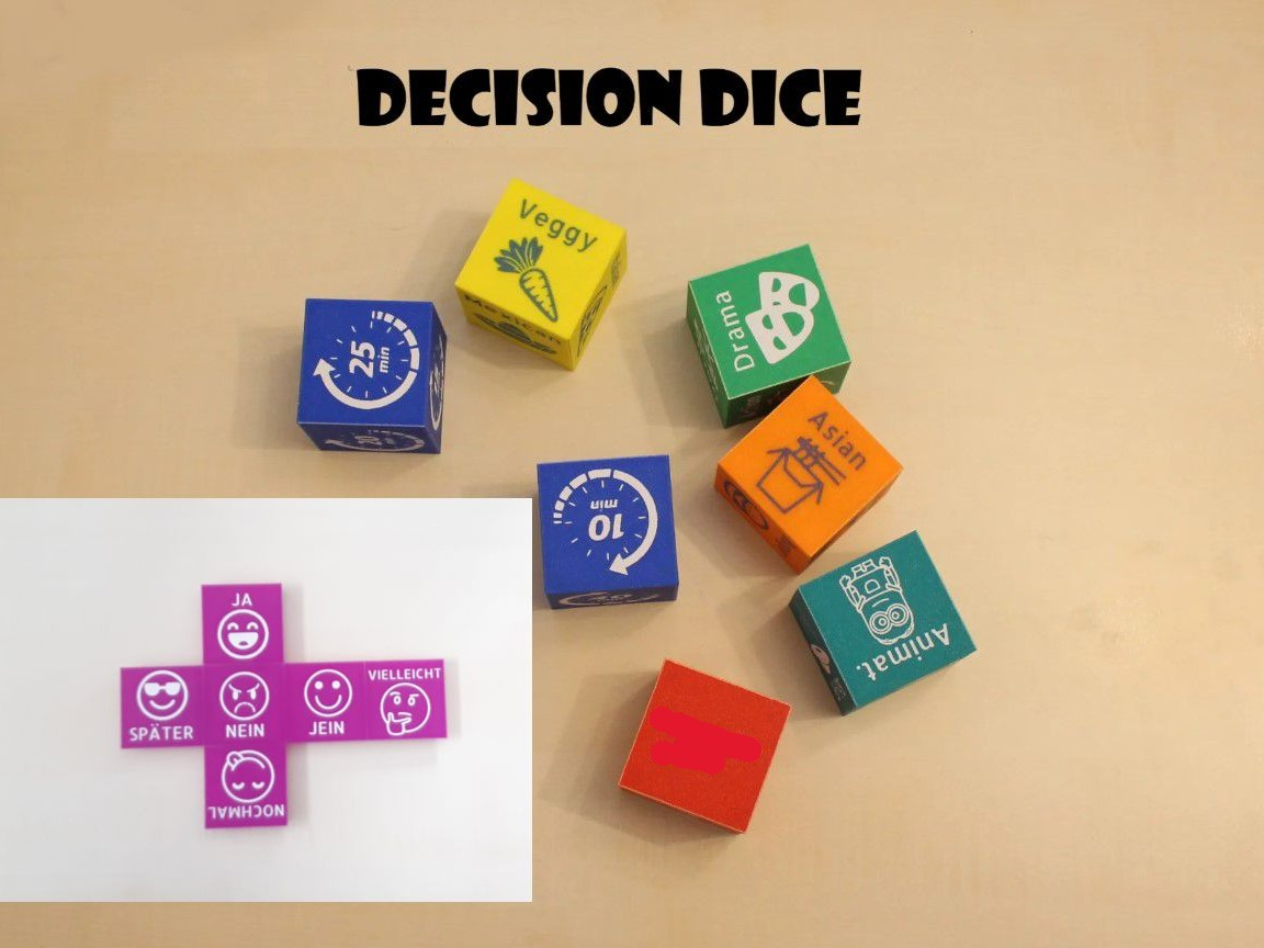 Entscheidungswürfel / Decision Dice "???"