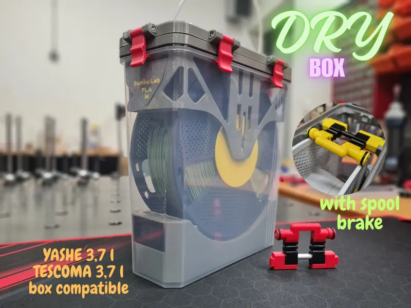 DRY BOX filament storage - 3.7L Cereal Box