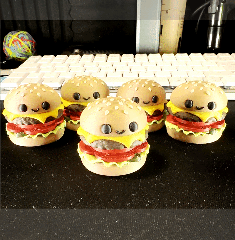 Cute Burger Clicker Fidget 