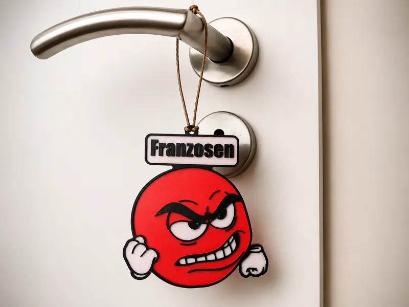 Wütender Smiley mit Wunschtext (Ohne/ Mit AMS)