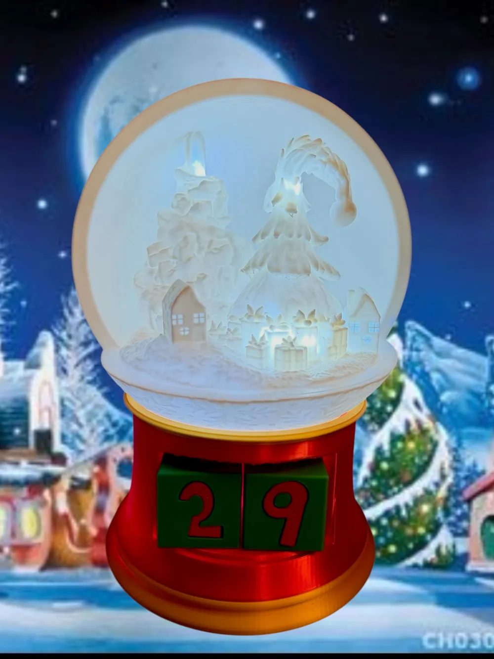 A Very Who-ish Countdown - Free 3D Print Model - MakerWorld