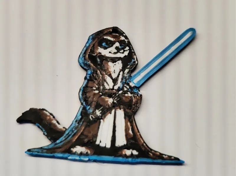 Jedi Meerkat Keychain