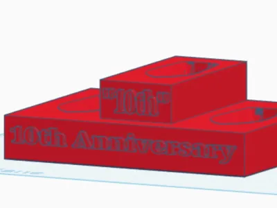 10th Aniversary Benchy Stand