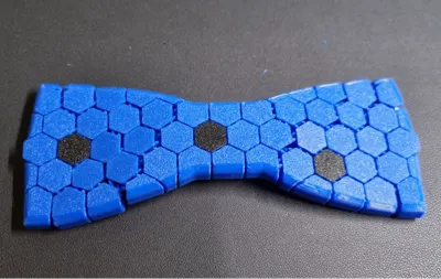 BowTie NASA Chain Mail and hing print in place box
