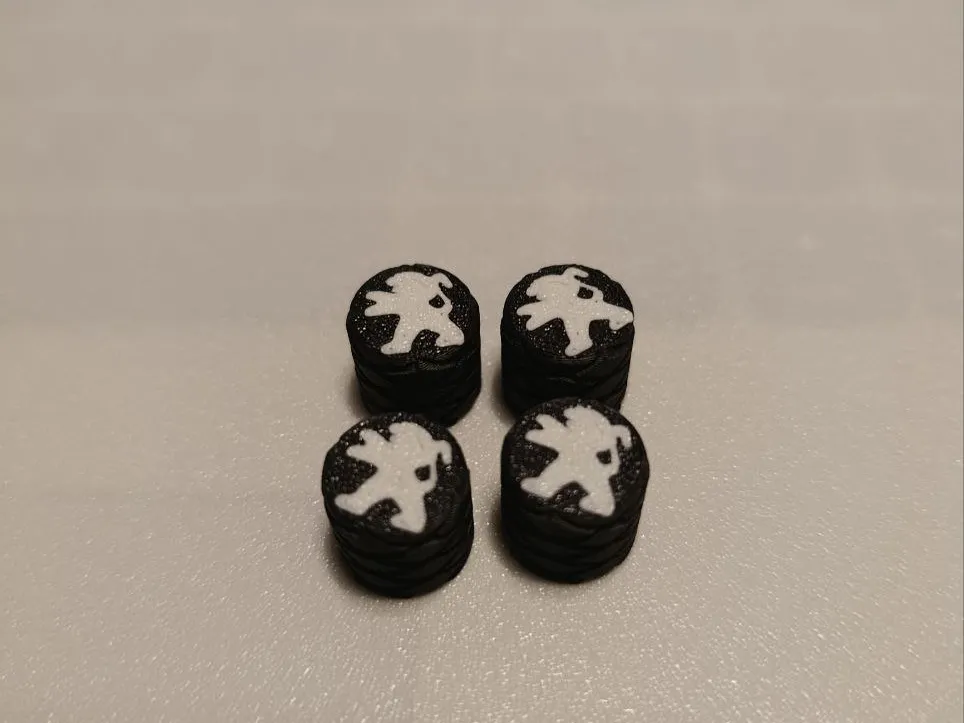 Bouchons De Valve De Pneu Lumineux Pour Voiture | Capuchons D'air Fluorescents – Décoration Automobile Lumineuse, 4 Bouchons De Valve Pour Voiture/SUV/cycle/camions/motos, Voiture Cool