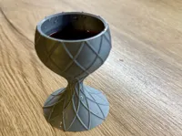 Calice décoratif façon verre à vin — photo 1
