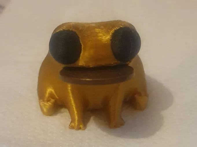 Coin Holding frog